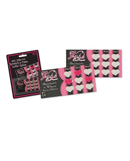 Girls' Night Out Scratch A Dare Lotto Game - Empower Pleasure
