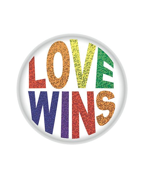 Love Wins Button - Empower Pleasure