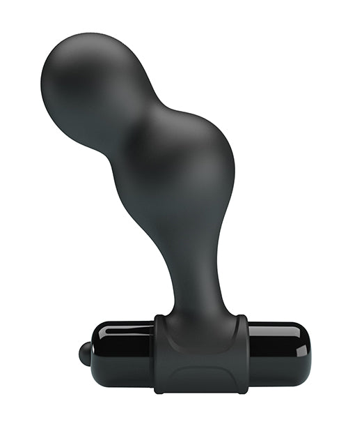 Mr. Play Silicone Anal Vibro Plug - Black - Empower Pleasure