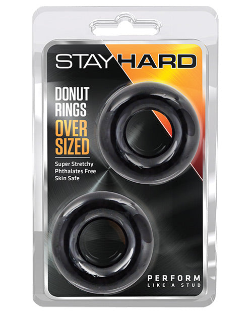 Blush Stay Hard Donut Rings - Oversized Pack-of-2 - Empower Pleasure