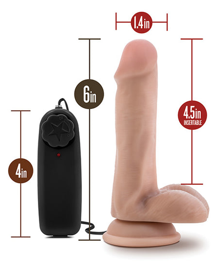 Blush Dr. Skin Dr. Rob 6" Cock with Suction Cup - Vanilla - Empower Pleasure