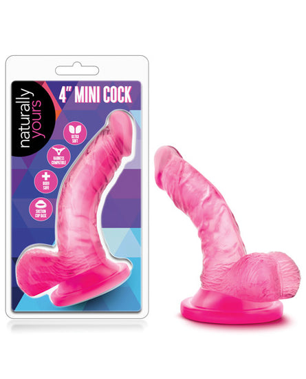 Blush Naturally Yours 4" Mini Cock - Pink - Empower Pleasure