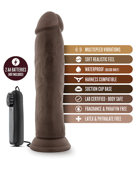 Blush Dr. Skin Dr. Throb 9.5" Cock with Suction Cup - Empower Pleasure