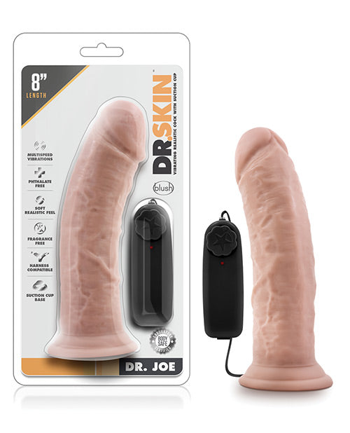 Blush Dr. Skin Dr. Joe 8" Cock with Suction Cup - Vanilla - Empower Pleasure