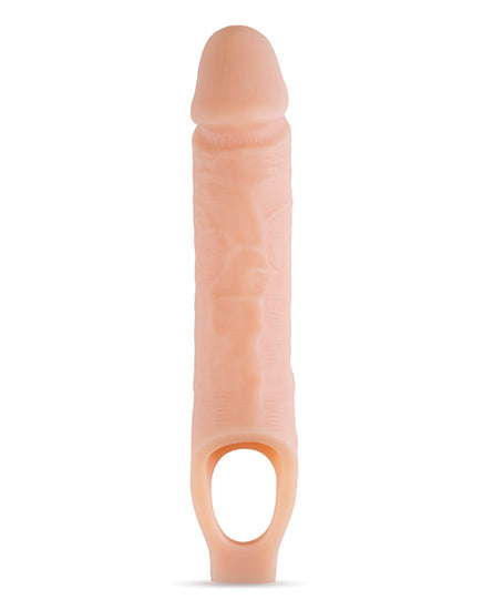 Blush Performance Plus 10" Silicone Cock Sheath Penis Extender - Flesh - Empower Pleasure