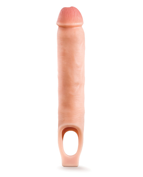 Blush Performance Plus 11.5" Silicone Cock Sheath Penis Extender - Flesh - Empower Pleasure