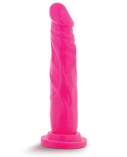 Blush Neo 7.5" Dual Density Cock - Neon Pink - Empower Pleasure
