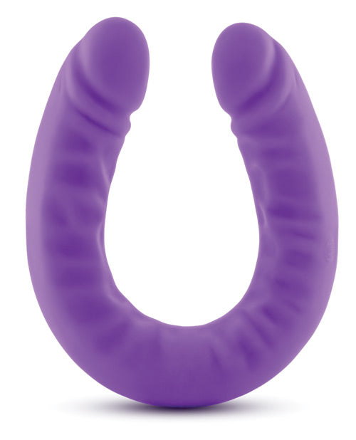 Blush Ruse 18" Slim Double Dong - Purple - Empower Pleasure