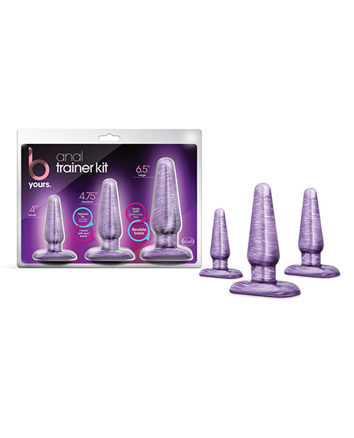 Blush B Yours Anal Trainer Kit - Purple Swirl - Empower Pleasure