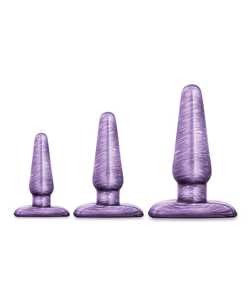 Blush B Yours Anal Trainer Kit - Purple Swirl - Empower Pleasure