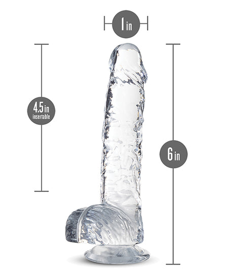 Blush Naturally Yours 6" Crystalline Dildo - Diamond - Empower Pleasure