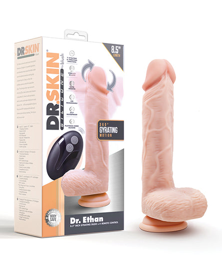 Blush Dr. Skin Dr Ethan 8.5" Gyrating Dildo - Beige - Empower Pleasure