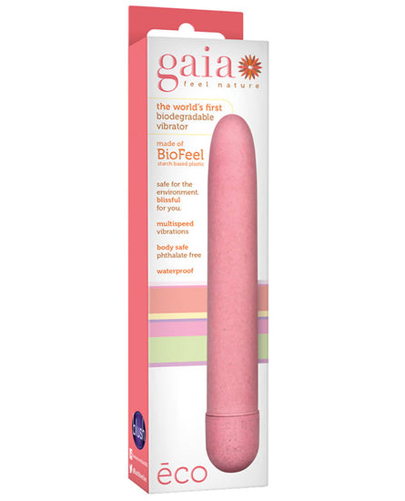 Blush Gaia Biodegradable Vibrator Geo - Empower Pleasure