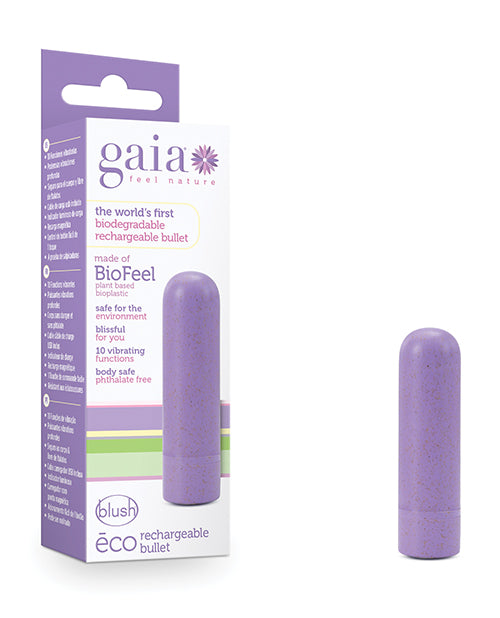 Blush Gaia Eco Rechargeable Bullet - Lilac - Empower Pleasure