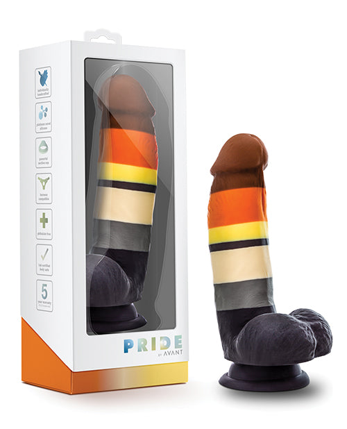 Blush Avant P9 Bear Pride Dildo - Multi Color - Empower Pleasure