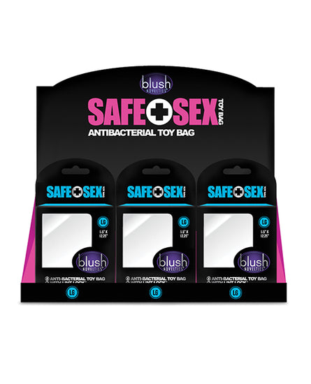 Blush Safe Sex Antibacterial Toy Bag Counter Display - Large Display of 24 - Empower Pleasure