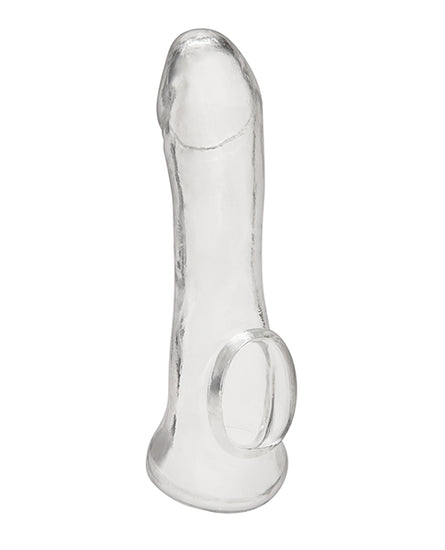 Blue Line C & B 6.25" Transparent Penis Enhancing Sleeve Extension - Clear - Empower Pleasure