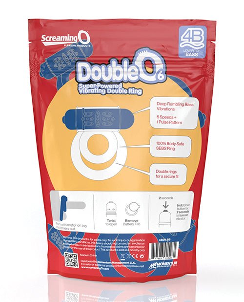 Screaming O 4B DoubleO 6 - Blueberry - Empower Pleasure