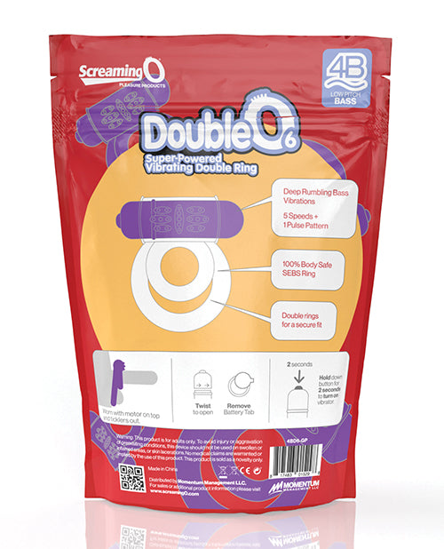Screaming O 4B DoubleO 6 - Grape - Empower Pleasure