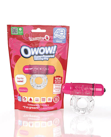 Screaming O 4B OWow - Strawberry - Empower Pleasure