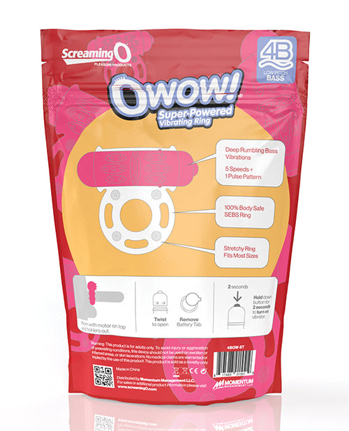 Screaming O 4B OWow - Strawberry - Empower Pleasure