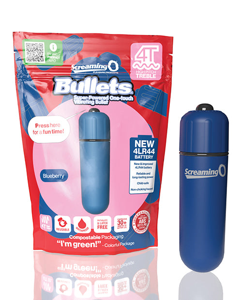 Screaming O 4T Bullet - Blueberry - Empower Pleasure