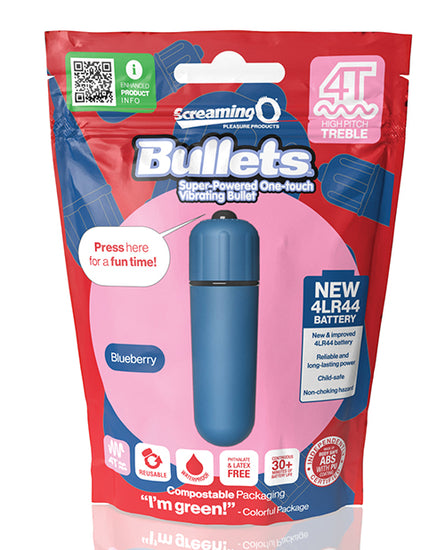 Screaming O 4T Bullet - Blueberry - Empower Pleasure