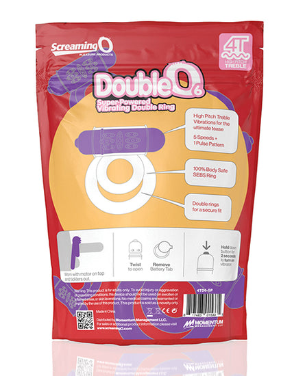 Screaming O 4T DoubleO 6 - Grape - Empower Pleasure