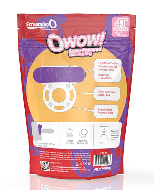 Screaming O 4T OWow - Grape - Empower Pleasure