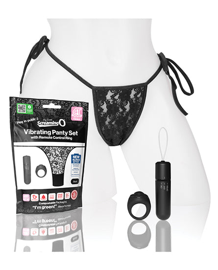 Screaming O My Secret 4T Panty Vibe with Remote  - Black - Empower Pleasure