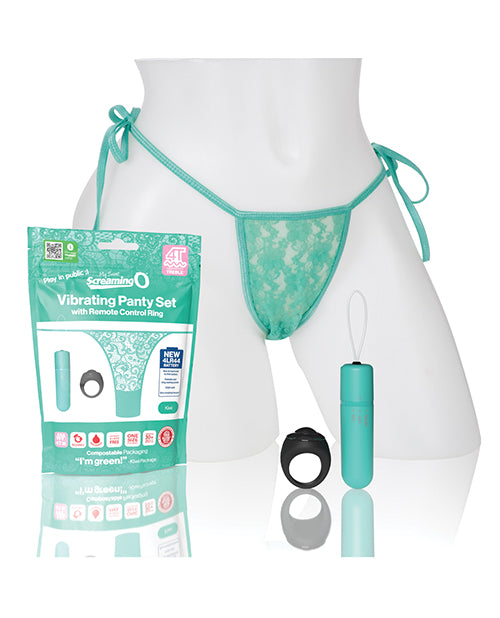 Screaming O My Secret 4T Panty Vibe with Remote  - Kiwi - Empower Pleasure