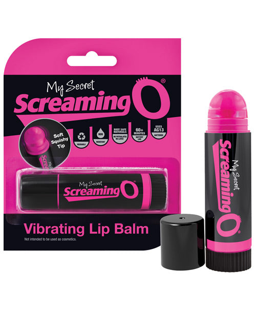 My Secret Screaming O Vibrating Lip Balm - Black/Pink
