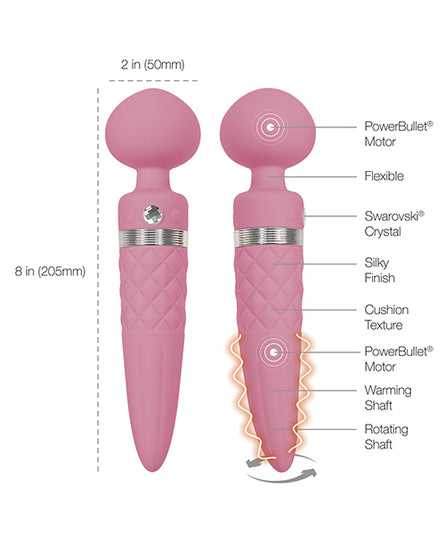 Pillow Talk Sultry Rotating Wand - Empower Pleasure