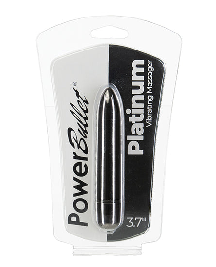 Power Bullet 3.7" Platinum Vibrating Massager - Empower Pleasure