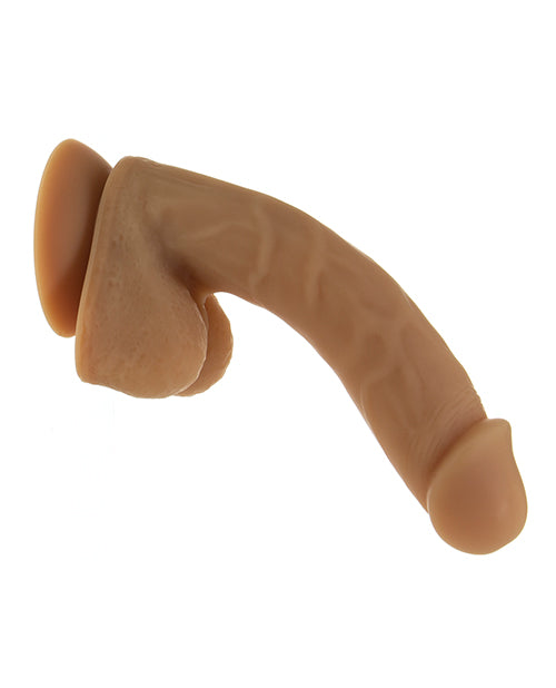 The Andrew - 8" Bendable Dong - Caramel