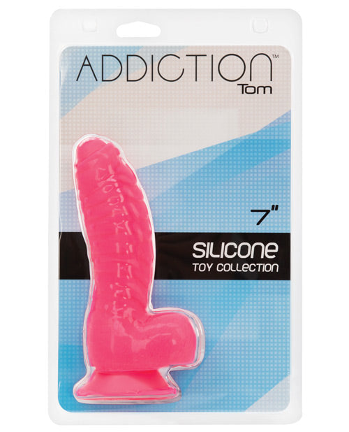 Addiction Tom 7" Dildo - Hot Pink - Empower Pleasure