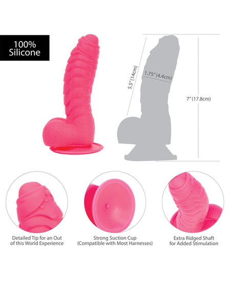 Addiction Tom 7" Dildo - Hot Pink - Empower Pleasure