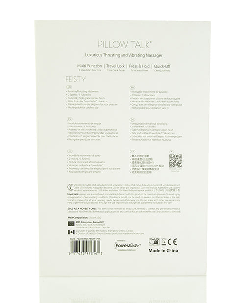 Pillow Talk Feisty - Teal - Empower Pleasure