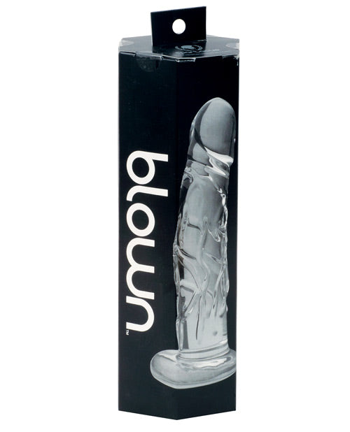 Blown Realistic Glass Medium - Clear - Empower Pleasure