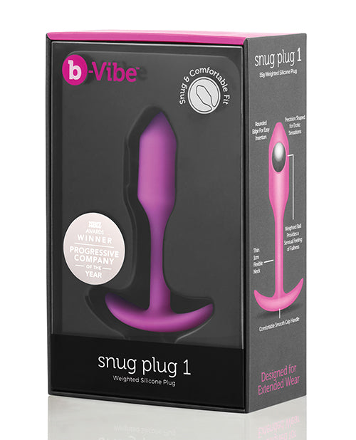 b-Vibe Snug Plug 1 - .55g - Empower Pleasure