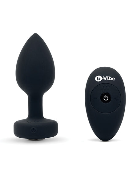 b-Vibe Remote Control Vibrating Jewel Plug (M/L) - Assorted Colors - Empower Pleasure
