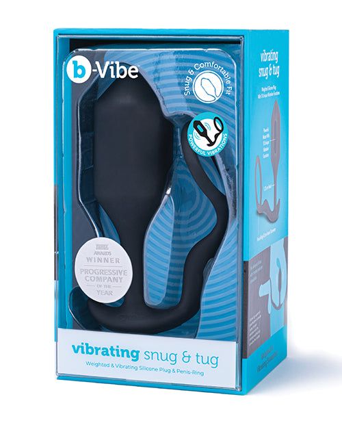 b-Vibe Vibrating Snug & Tug - XL - Black - Empower Pleasure