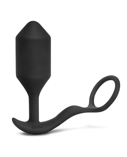 b-Vibe Vibrating Snug & Tug - XL - Black - Empower Pleasure