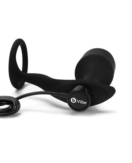 b-Vibe Vibrating Snug & Tug - XL - Black - Empower Pleasure