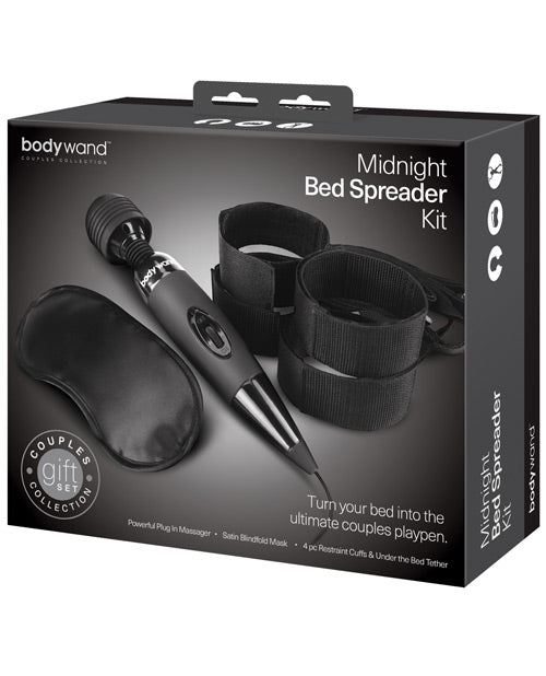 XGen Bodywand Midnight Massage Bedroom Play Kit - 3 pc Black - Empower Pleasure