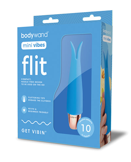Xgen Bodywand Mini Vibes Flit - Blue - Empower Pleasure