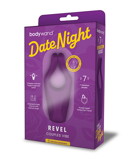 Xgen Bodywand Date Night Revel Couples Vibe - Purple - Empower Pleasure
