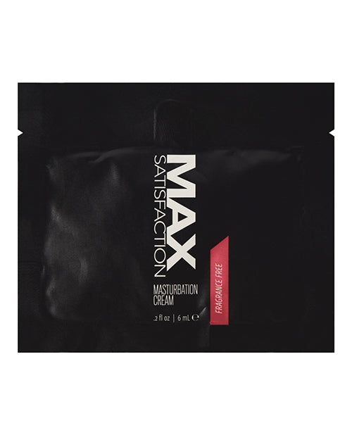 Max Satisfaction Masturbation Cream Foil