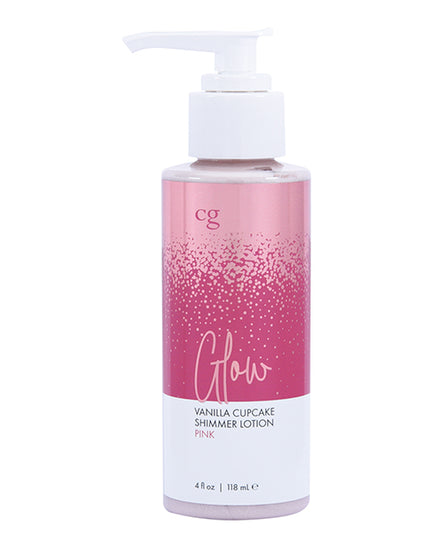CGC Glow Pink Cupcake Shimmer Body Lotion - 4 oz Pink - Empower Pleasure