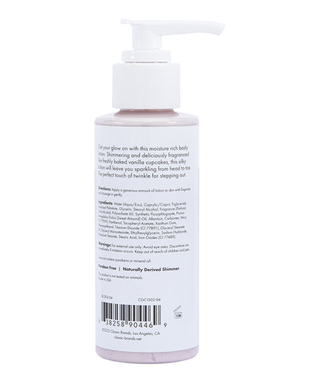 CGC Glow Pink Cupcake Shimmer Body Lotion - 4 oz Pink - Empower Pleasure